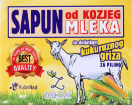 Sapun od kozjeg mleka sa dodatkom kukuruznog griza