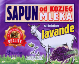 Sapun od kozjeg mleka sa dodatkom cveta lavande
